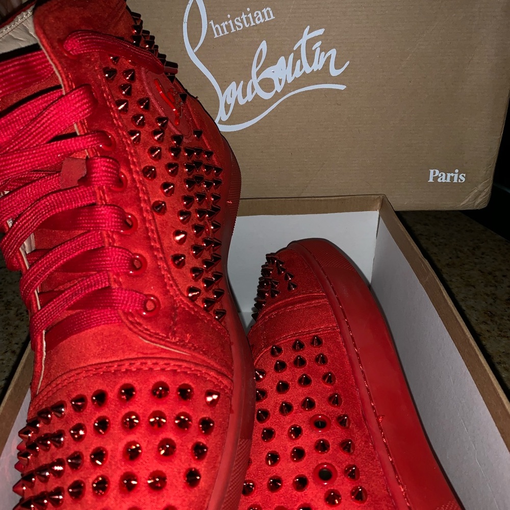 Louboutin all red size 9 with box